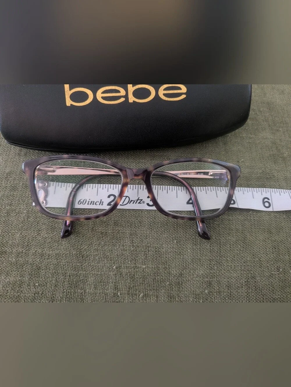 Bebe Eyeglasses, LOVE THE NIGHTLIFE BB5084, 52-15-135, Topaz Tortoise W Case
